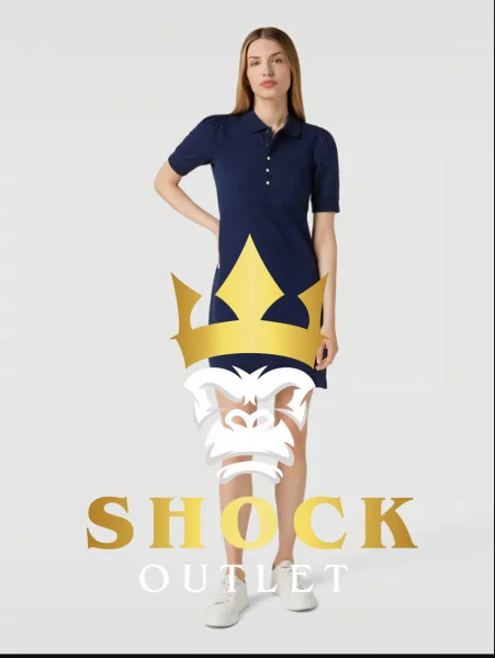 G0E207 GRANATOWA MATERIAŁOWA SUKIENKA RALPH LAUREN M