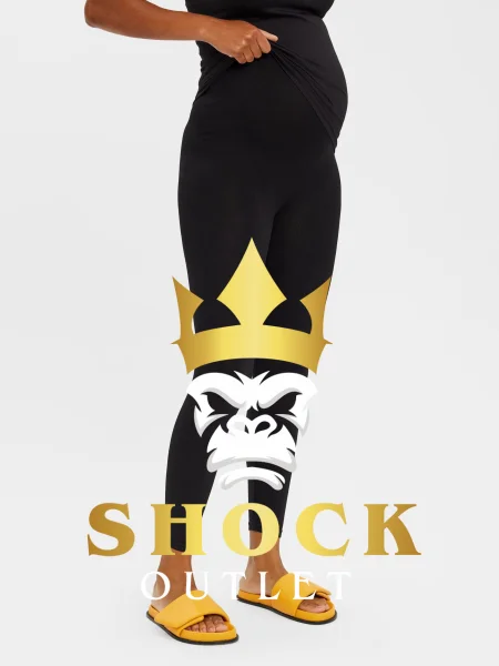 C0A107 CZARNE LEGGINSY CIĄŻOWE 'VMMISA' VERO MODA S/M