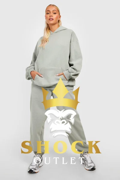 C10A01 ZIELONE SPODNIE DRESOWE OVERSIZE BOOHOO XL