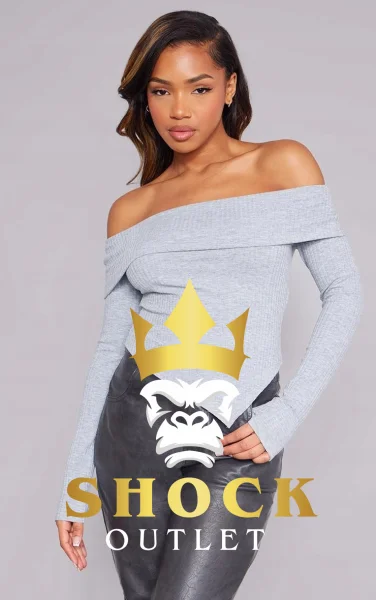 A6E206 FIOLETOWA PRĄŻKOWANA BLUZKA PRETTYLITTLETHING XXS