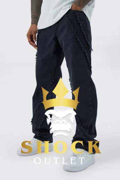 C10B12 CZARNE SPODNIE JEANSOWE BOOHOOMAN 30