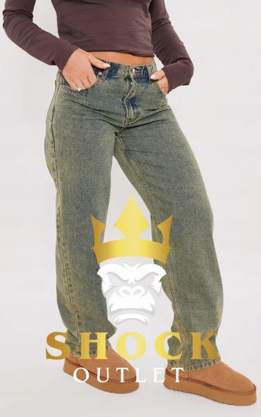 G1B101 DAMSKIE SPODNIE JEANSOWE PRETTYLITTLETHING XXL