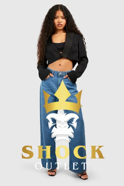 A2G111 NIEBIESKIE SPODNIE JEANSOWE PETITE BOOHOO XL