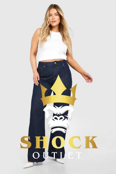 B2F302 NIEBIESKIE SPODNIE JEANSOWE BOOHOO 5XL
