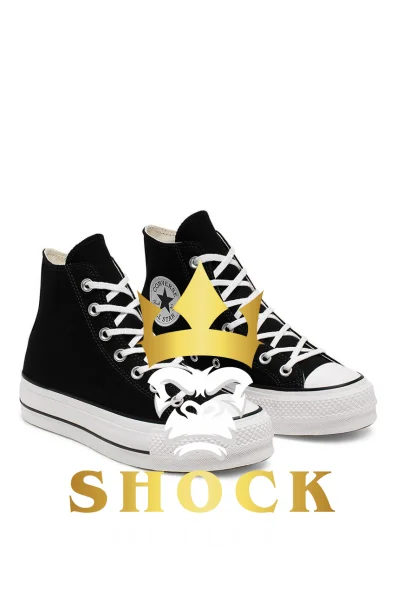 H3E8 CZARNE WYSOKIE TRAMPKI CHUCK TAYLOR ALL STAR LIFT HI CONVERSE 36,5