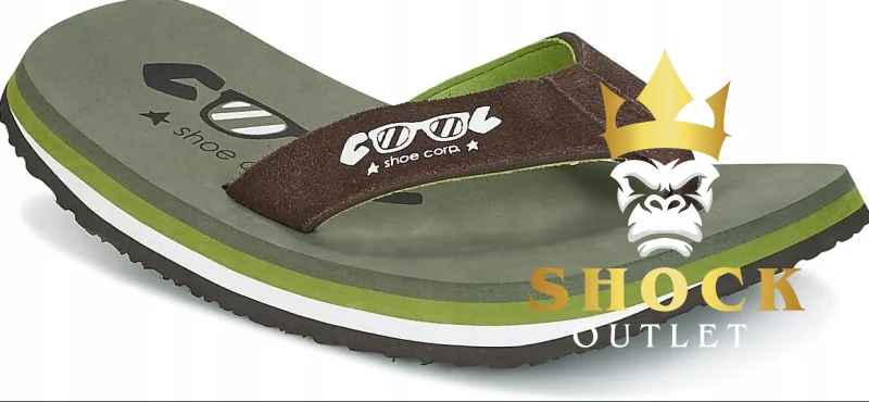 B2A207 ZIELONA KLAPKI JAPONKI SHOE CORP. 43-44