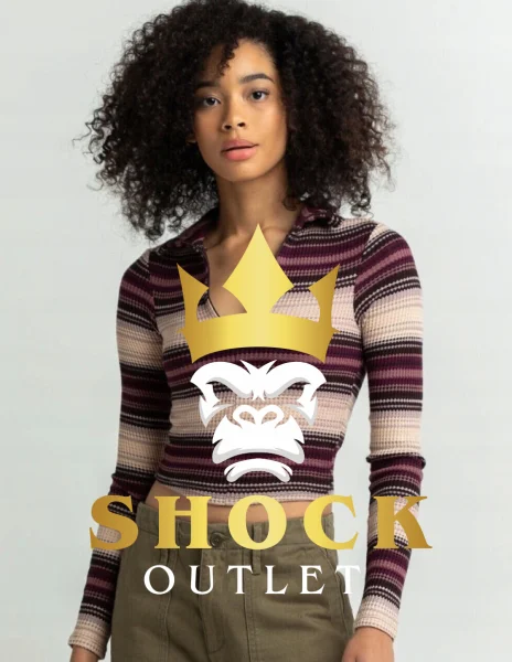 D2D017 BEŻOWO FIOLETOWA BLUZKA W PASKI URBAN OUTFITTERS M