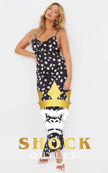 C1C102 SATYNOWA SUKIENKA PRETTYLITTLETHING L
