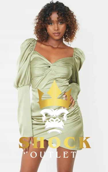 C7C304 SATYNOWA SUKIENKA PRETTYLITTLETHING XS