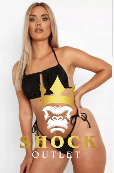 C1A010 CZARNY DOŁ OD BIKINI BOOHOO 48