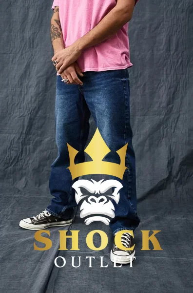 B7C009 NIEBIESKIE SPODNIE JEANSOWE RELAXED DAD URBAN OUTFITTERS 34/32
