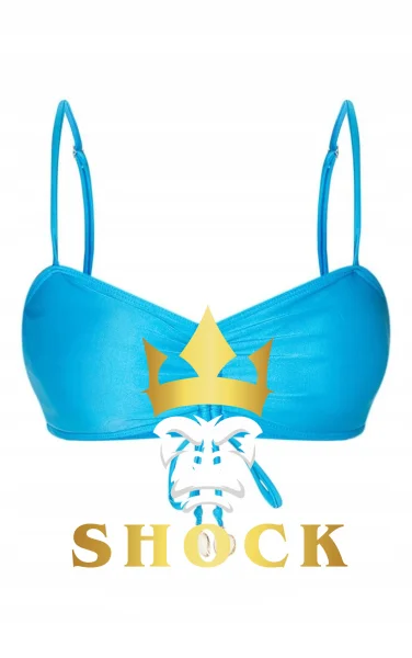 C4A232 GÓRA OD BIKINI BLUE PRETTYLITTLETHING XXS