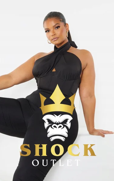 B6B117 TOP WIĄZANIE NA SZYI PRETTYLITTLETHING 56