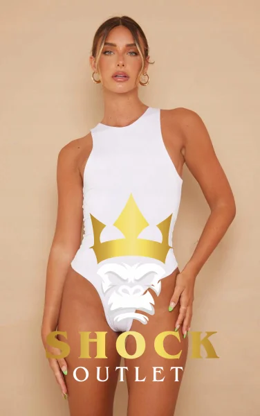A8A215 BIAŁE PROSTE BODY PRETTYLITTLETHING S