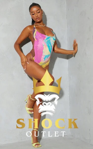 C1B123 KOLOROWE BODY PRETTYLITTLETHING XXL