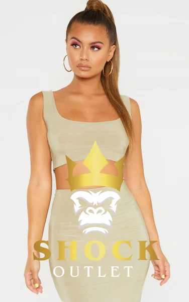 A8C220 WYGODNY TOP SATYNA PRETTYLITTLETHING L