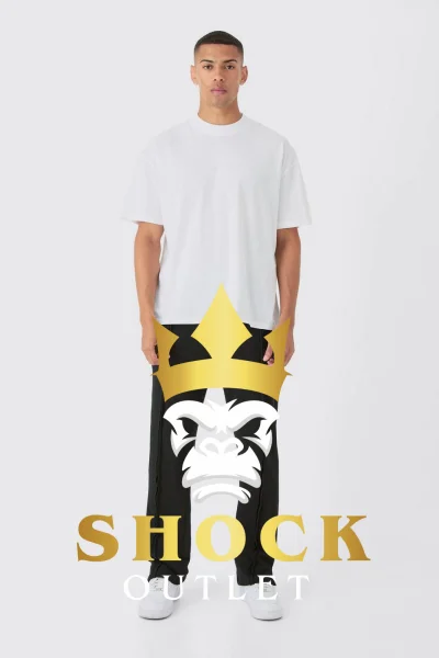D0B011 BIAŁA KOSZULKA OVERSIZE BOOHOOMAN L