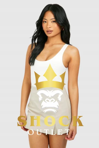 D0E132 BEŻOWE SPÓDNICO SPODENKI PETITE BOOHOO XXL