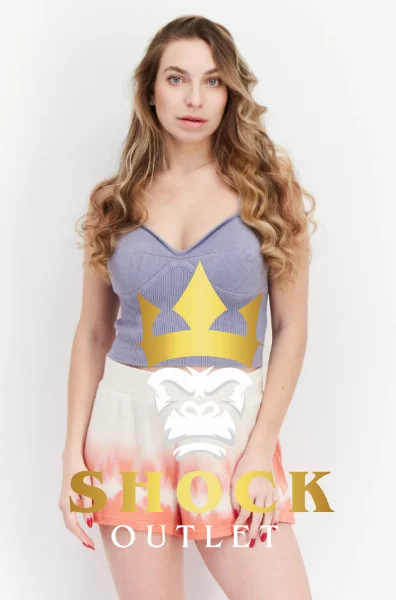 A6C211 FIOLETOWY TOP NA RAMIĄCZKACH MISSGUIDED L