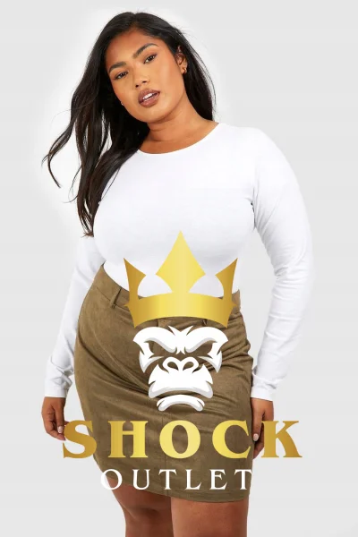 A1B006 KHAKI SPÓDNICA MINI BOOHOO 8XL