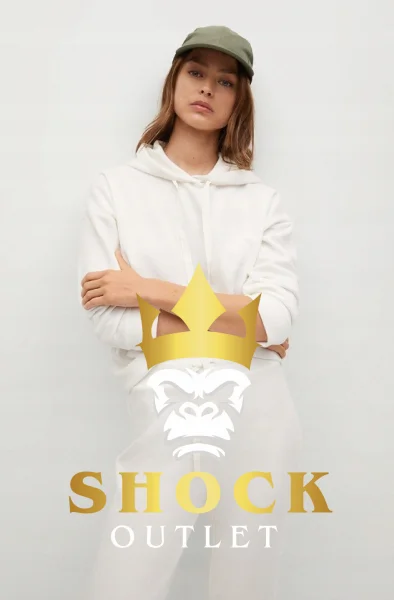 B0C202 BIAŁA BLUZA Z KAPTUREM MANGO XS