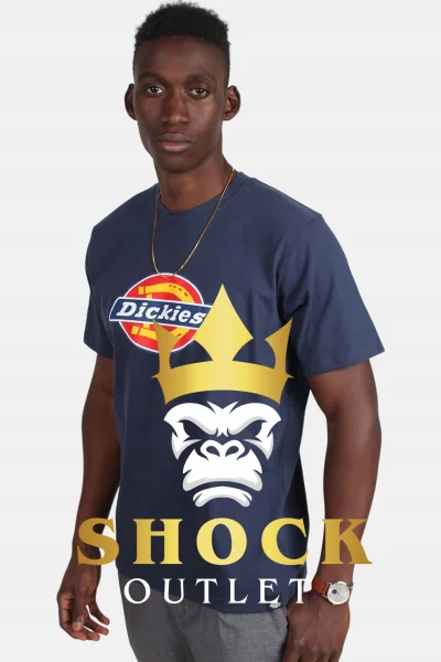 C4B308 GRANATOWY T-SHIRT Z LOGO DICKIES XL