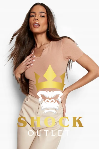 C4E112 BEŻOWE BODY BASIC BOOHOO XS