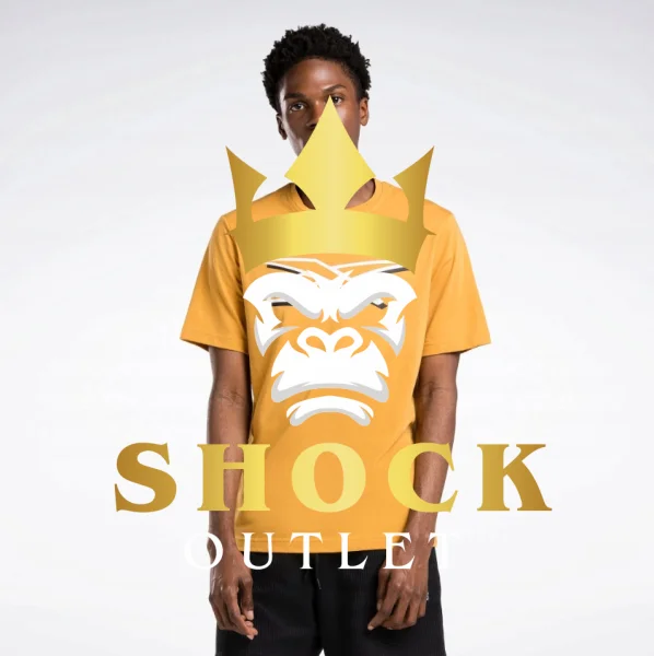 D3C112 ŻÓŁTY T-SHIRT Z LOGO REEBOK XXL