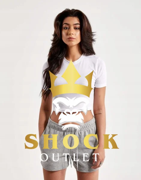 C6D305 BIAŁY CROP TOP Z LOGO NIKE XS