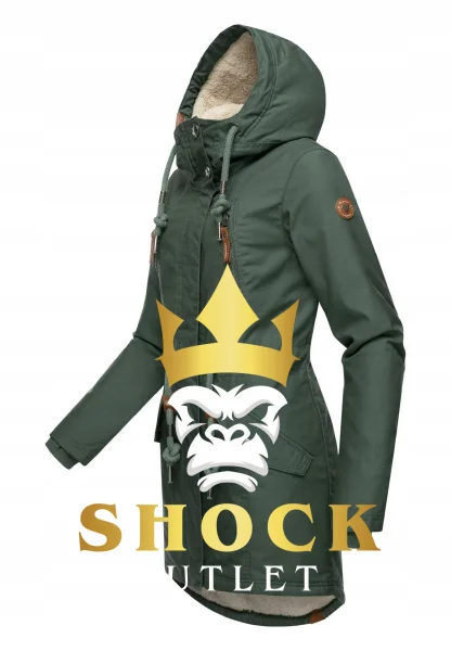 F2C006 ZIELONA KURTKA ZIMOWA RAGWEAR S