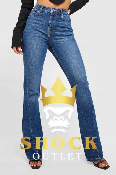 C10B14 NIEBIESKIE SPODNIE JEANSOWE BOOHOO XL