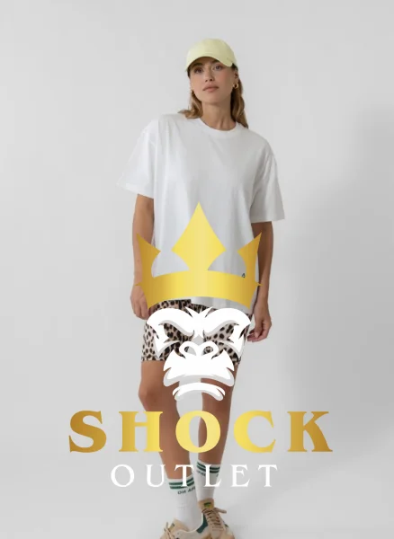 A2B115 BIAŁY T-SHIRT OVERSIZE OH APRIL M