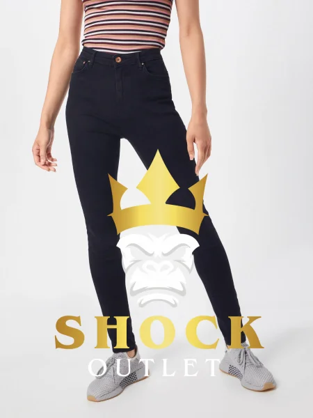D3E210 CZARNE JEANSY „PAOLA” ONLY XL/30