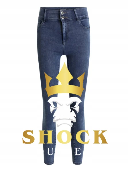 G1B006 NIEBIESKIE SPODNIE JEANSOWE 'RAIN' ONLY XS