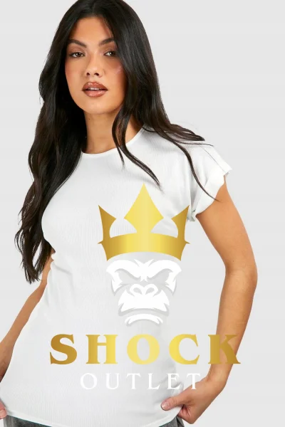 D1B328 BIAŁA BLUZKA CIĄŻOWA BOOHOO XL