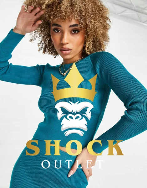 B0B203 NIEBIESKI SWETER Z DŁUGIM RĘKAWEM FEMME LUXE M