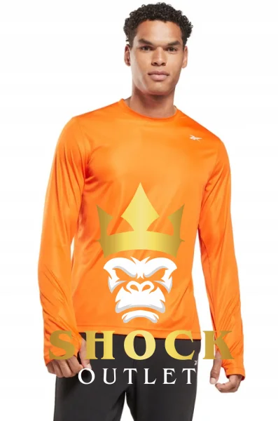 D4A206 POMARAŃCZOWA KOSZULKA TRENINGOWA REEBOK M
