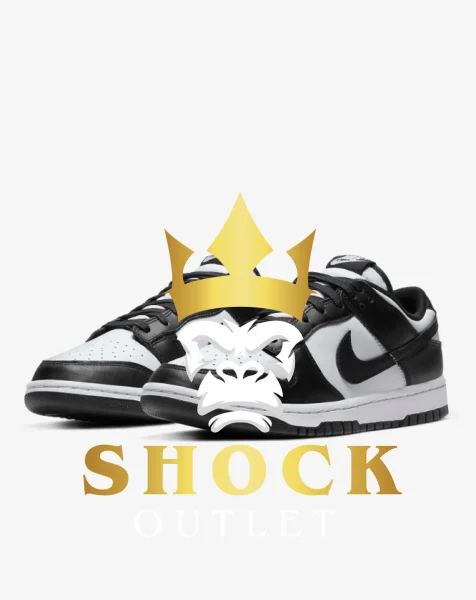 J011 BIAŁO CZARNE BUTY MĘSKIE DUNK LOW RETRO NIKE 43