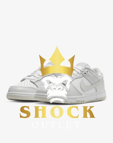 I0D09 BIAŁE SNEAKERSY DUNK LOW NIKE 42