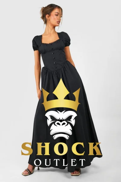 G0B003 CZAENA SUKIENKA MAXI Z KORONKĄ BOOHOO 3XL
