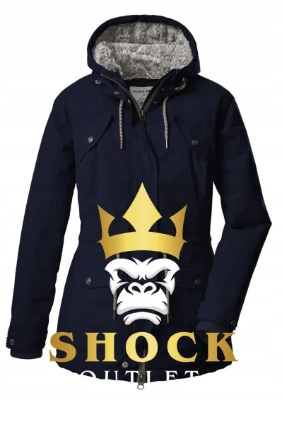 A4F117 CIEMNOSZARA KURTKA PARKA G.I.G.A DX XXL
