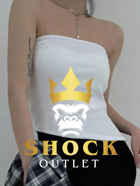 D2A005 BIAŁY TOP BEZ RĘKAWÓW SHEIN XL