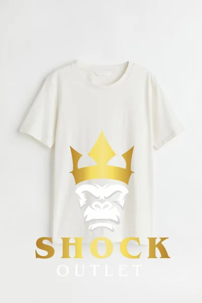 D2A002 BIAŁY BAWEŁNIANY T-SHIRT HM XXL