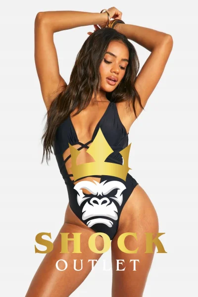 C5C247 CZARNY JEDNOCZĘŚCIOWY STRÓJ KĄPIELOWY BOOHOO XS