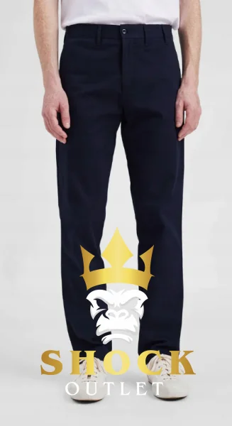 C9C018 GRANATOWE SPODNIE ELEGANCKIE NORSE PROJECTS 32