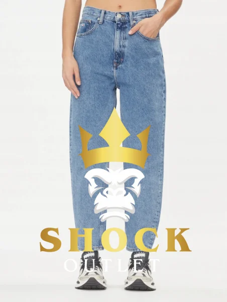 C9B002 NIEBIESKIE SPODNIE MOM JEANS TOMMY JEANS 27/30