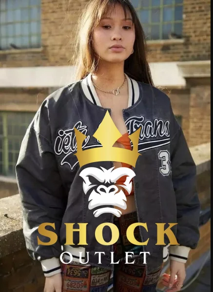 F3A003 SZARA KURTKA BOMBERKA OVERSIZE URBAN OUTFITTERS M