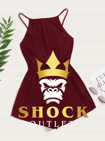 C8D309 BORDOWA SUKIENKA TOP SHEIN M