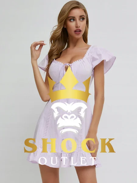B9D010 WIĄZANA RÓZOWA SUKIENKA SHEIN M