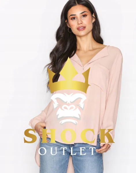 B6C116 RÓŻOWA ELEGANCKA BLUZKA NELLA SELECTED FEMME S